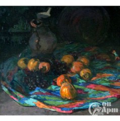 Картина "Хурма и виноград"